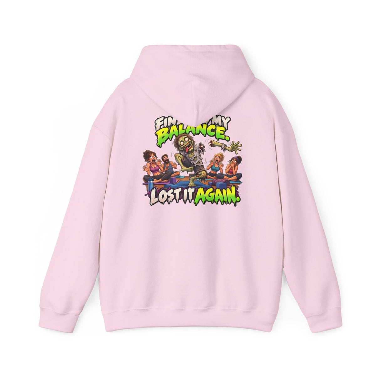 Finding My Balance — Officially Undead Zombie Hoodie
