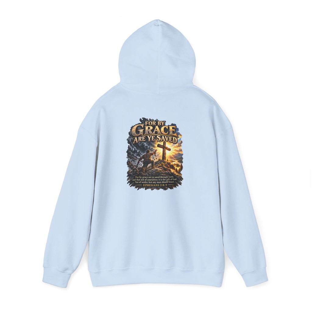Saved by Grace — Ephesians 2:8–9 Christian Hoodie