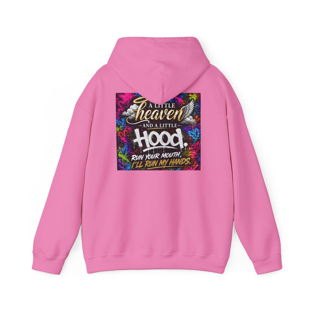 Christian in Progress hoodie | Faith graphic sweatshirt, colorful back print
