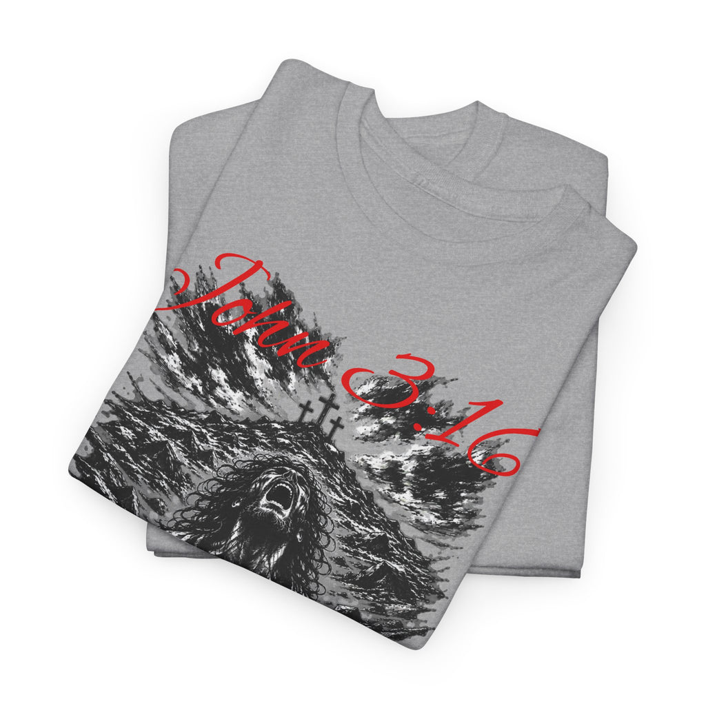 John 3:16 Jesus Christian Graphic T-Shirt