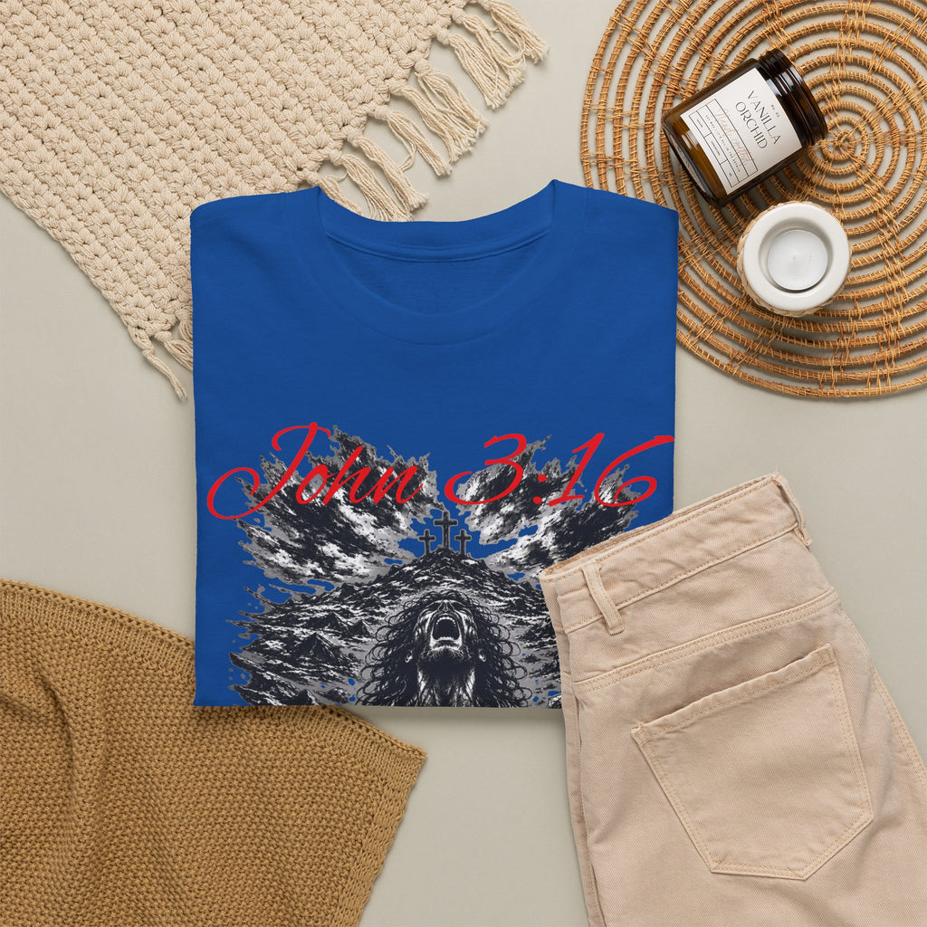 John 3:16 Jesus Christian Graphic T-Shirt