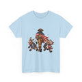 Lieutenant Patriot with Donkey and Elephant Political Satire T-Shirt