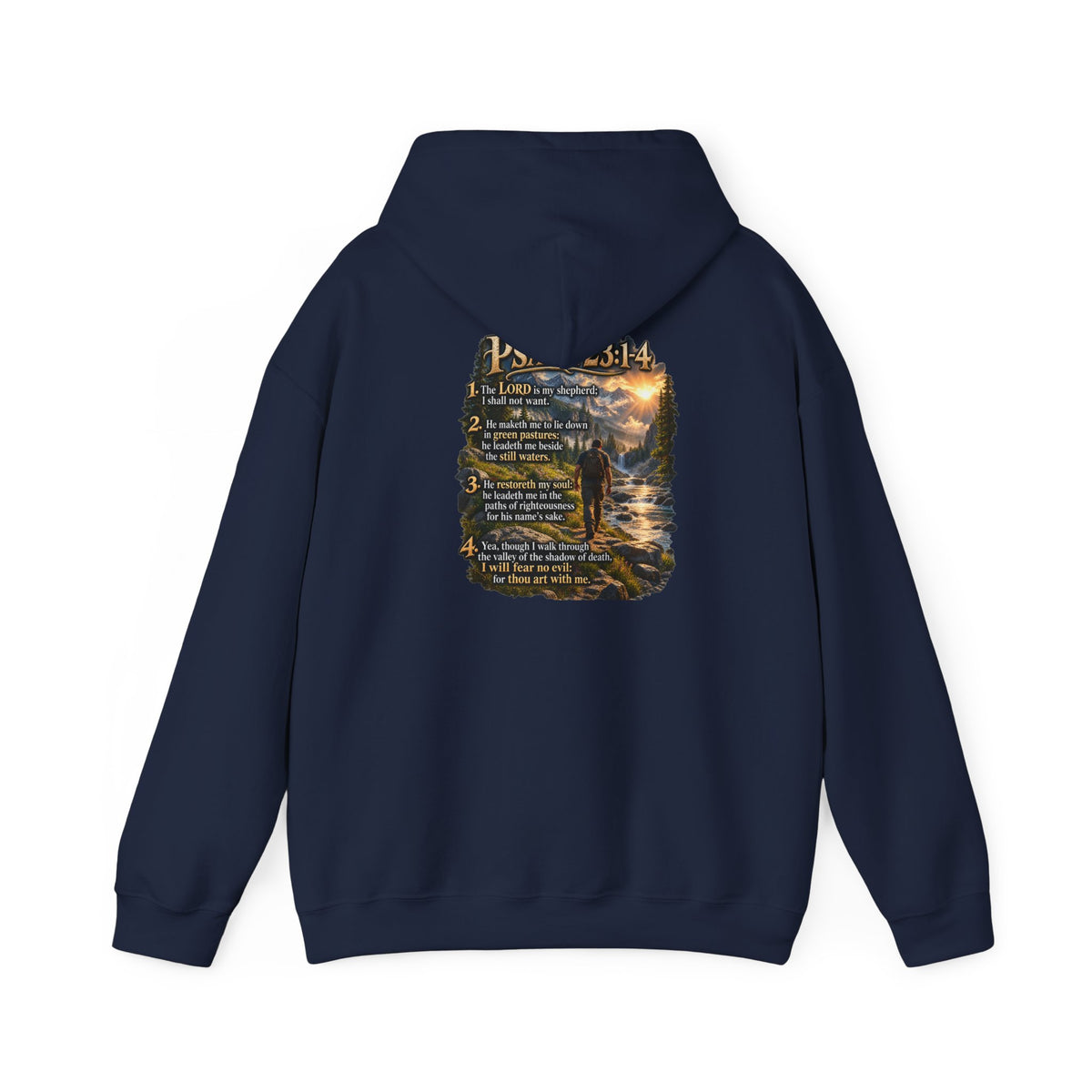 Christian Cross Scripture Hoodie
