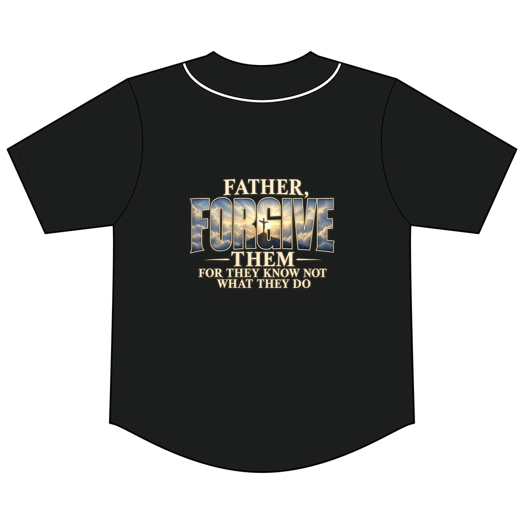 Army of God — Father Forgive Them Baseball Jersey
