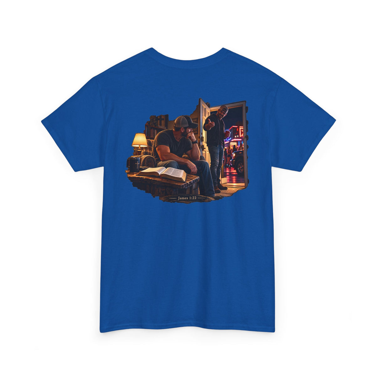 Faith at the Crossroads Christian Graphic T-Shirt