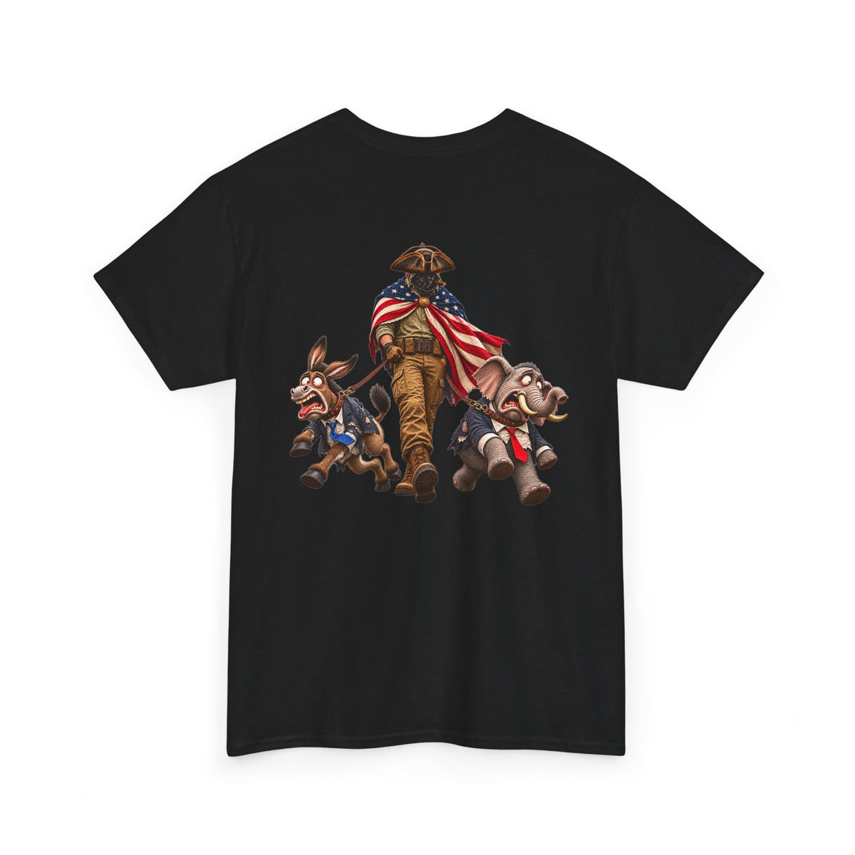 We the People Are Done — Patriot with Donkey and Elephant T-Shirt