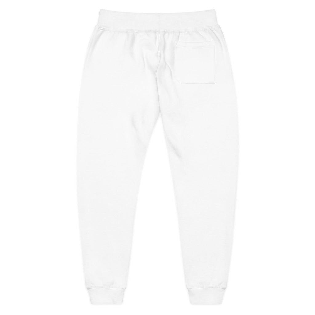 Embroidered Olive Fleece Sweatpants — Floral Patch Comfort Joggers