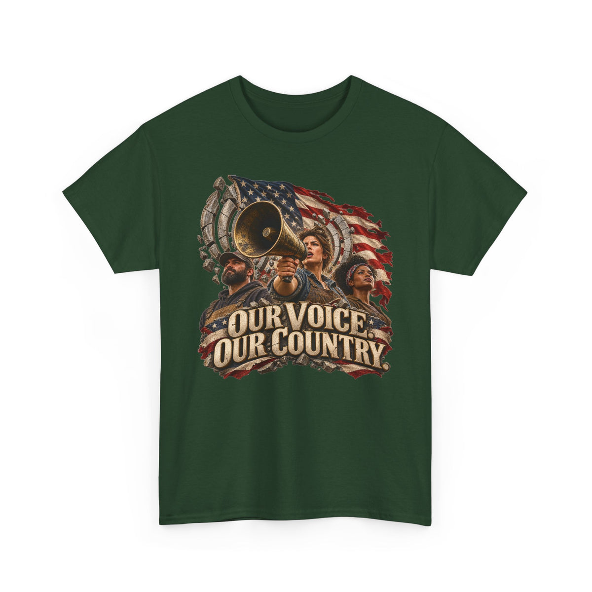 Our Voice Our Country Patriotic T-Shirt
