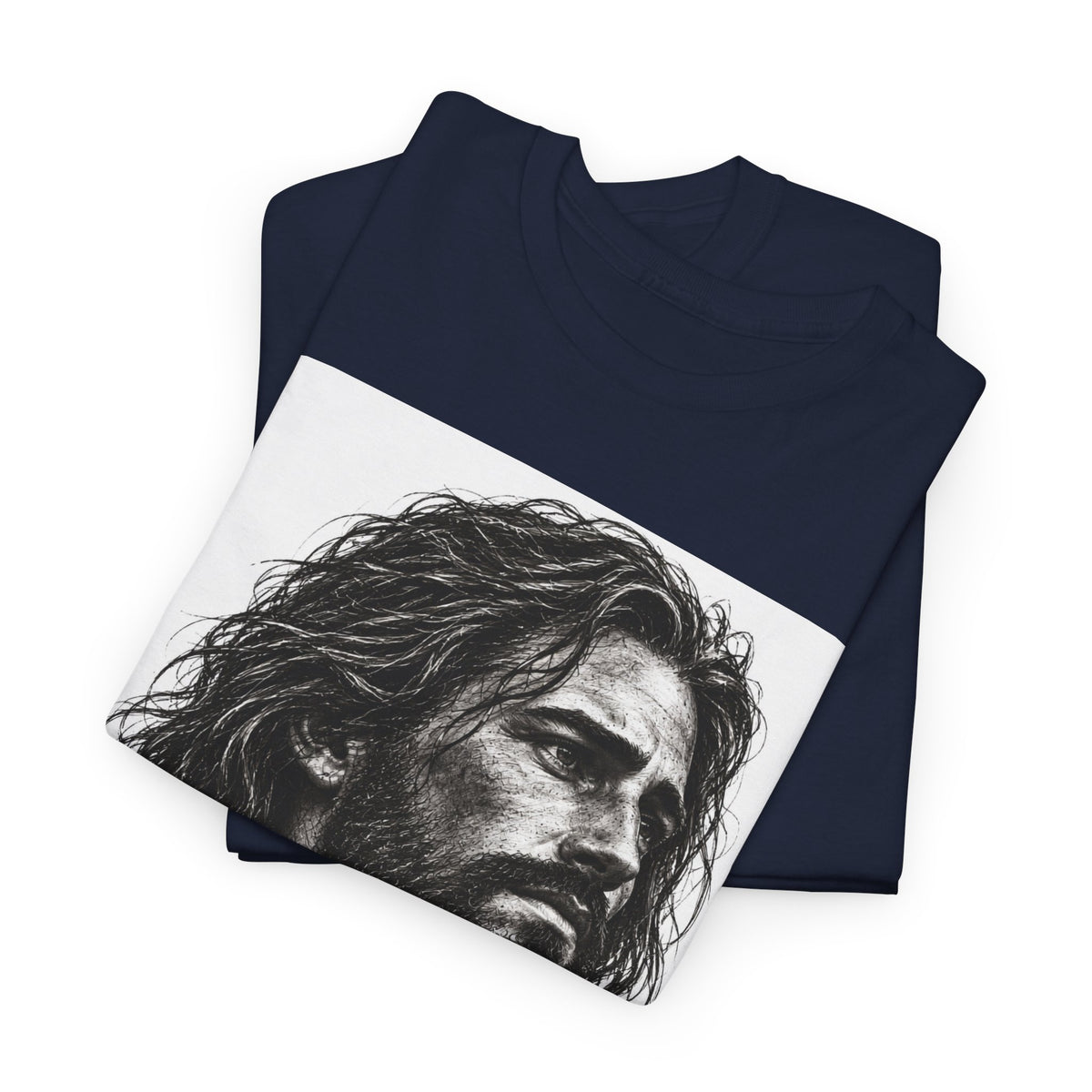 Jesus Portrait T-Shirt – Christian Faith Shirt