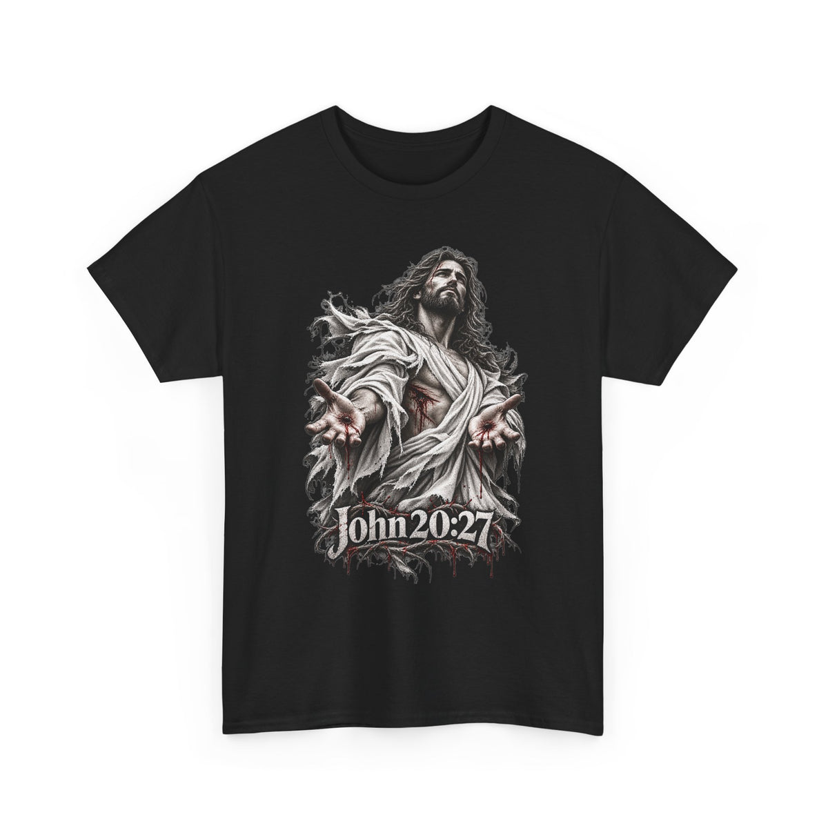 John 20:27 Jesus Faith Christian T-Shirt