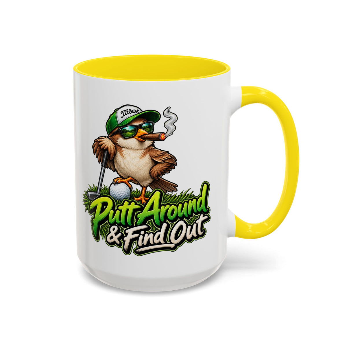 Put Around & Find Out Funny Duck Coffee Mug