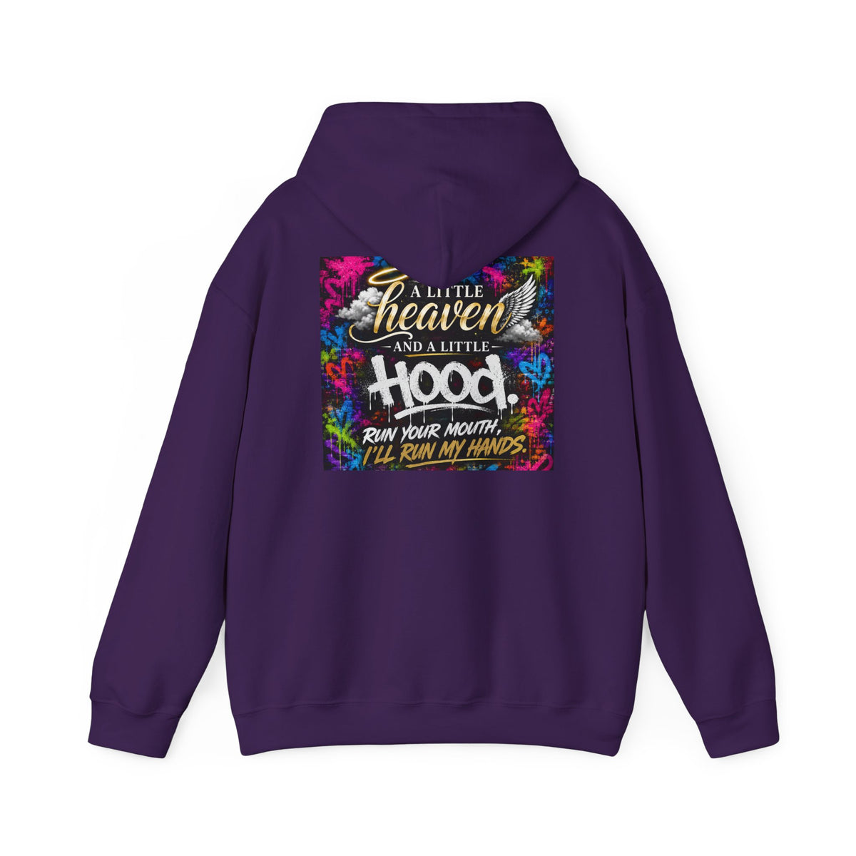 Christian in Progress hoodie | Faith graphic sweatshirt, colorful back print