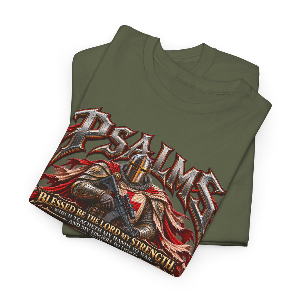 Psalm 144 Christian Warrior T-Shirt