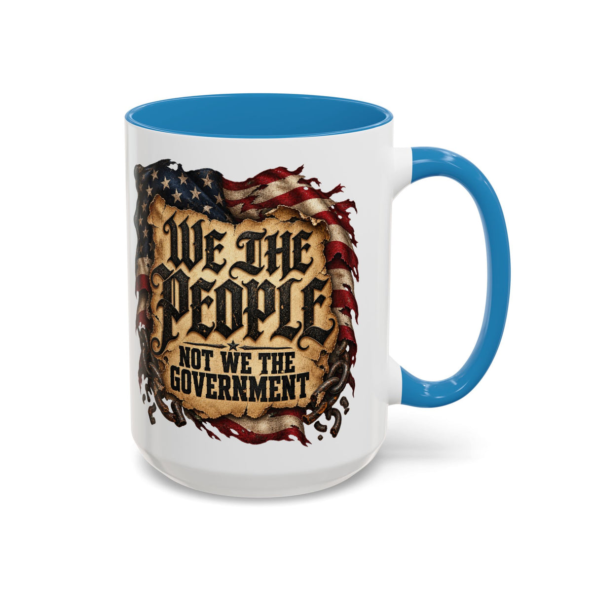 We the People Not We the Government Patriotic Coffee Mug