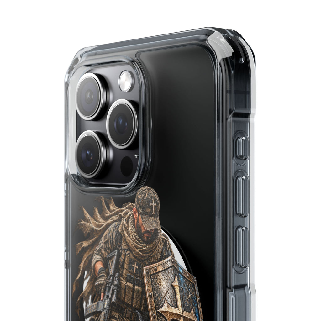 Phone Case – Christian Knight “If God Is for Us” Warrior Armor Design