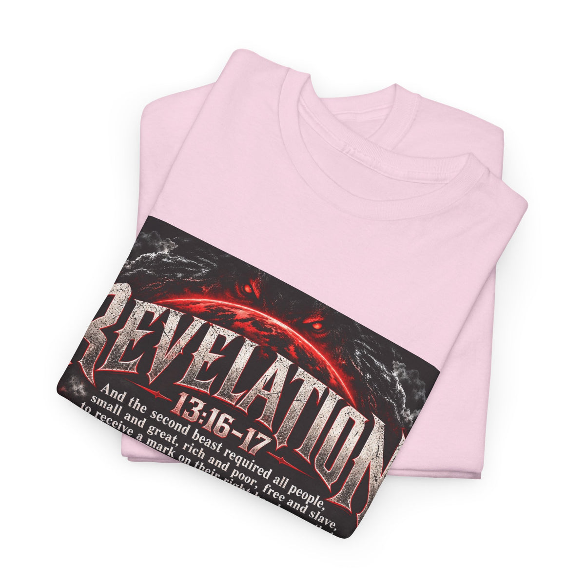 Revelation 13:16-17 Christian Apocalypse Graphic T-Shirt