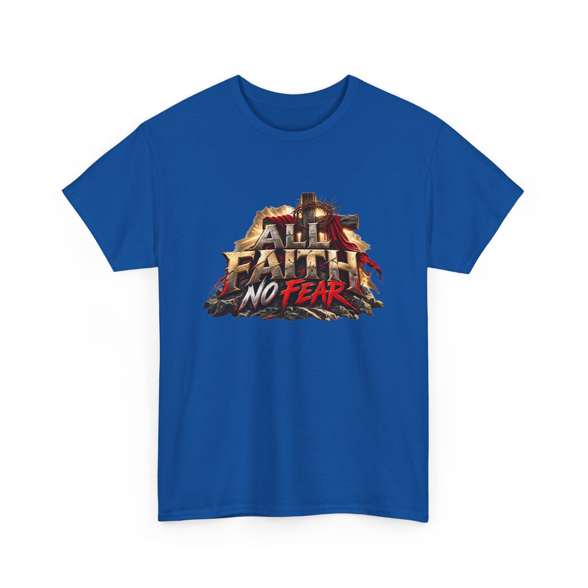 Faith No Fear Christian Graphic T-Shirt