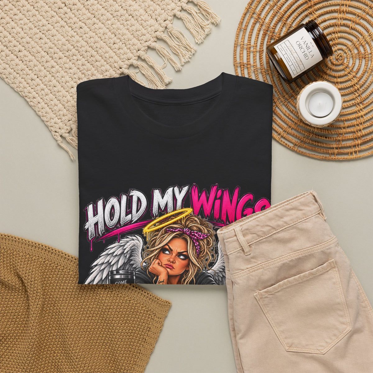 Hold My Wings Angel Graphic T-Shirt