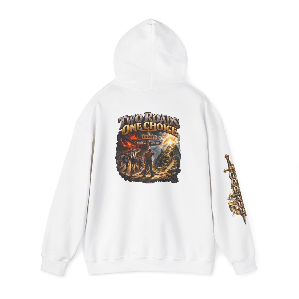 Hoodie - "The Devil and The One Choice" Graphic Pullover