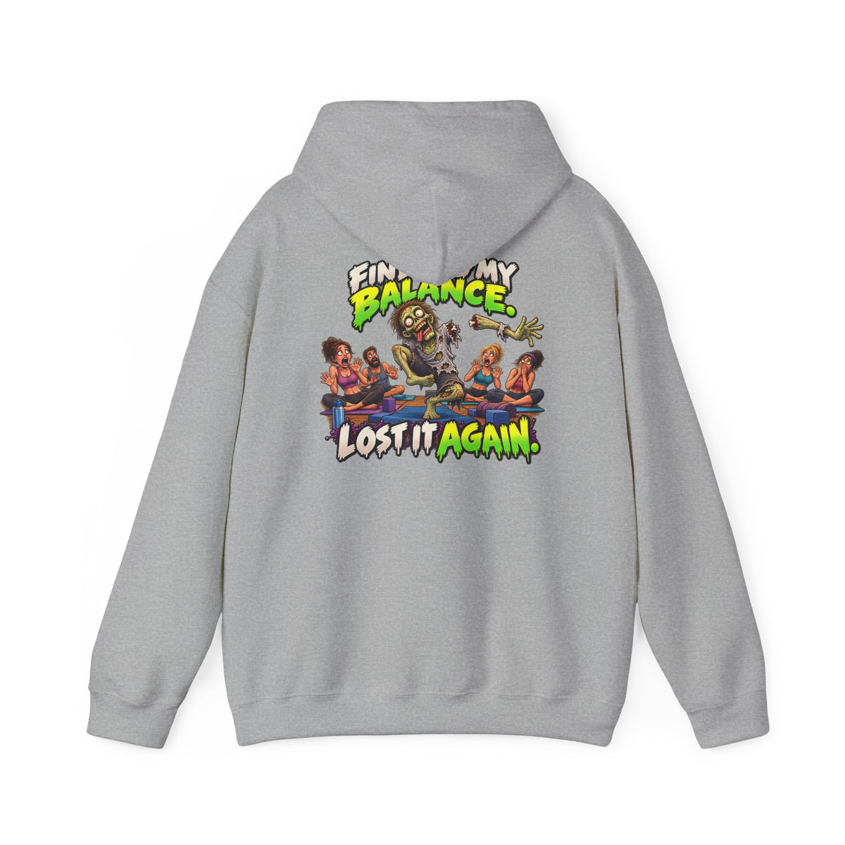Finding My Balance — Officially Undead Zombie Hoodie