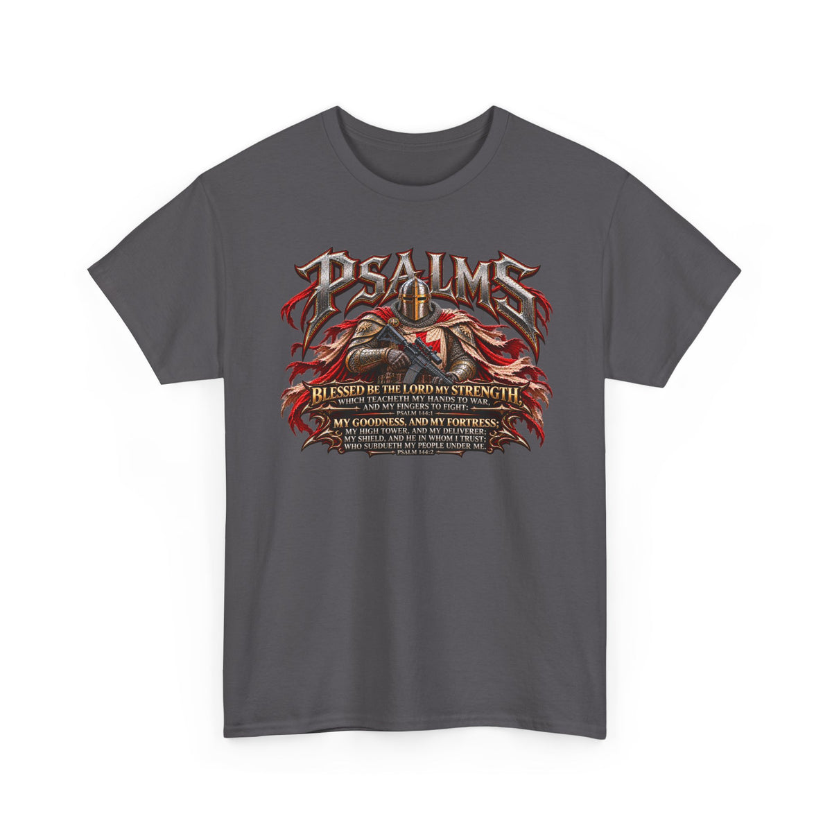 Psalm 144 Christian Warrior T-Shirt