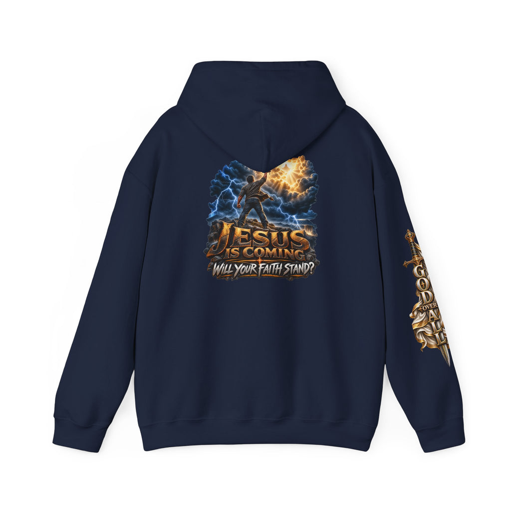 Jesus Is Coming Hoodie — Faith Revival Graphic Pullover