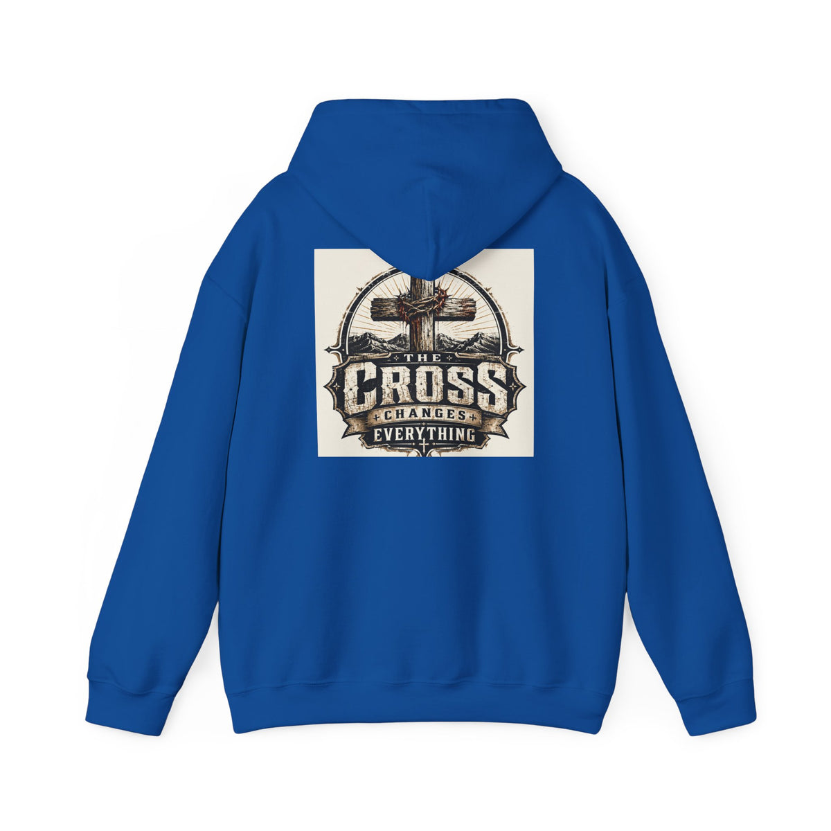 Christian In Progress Hoodie | Cross Changes Everything Christian Hoodie