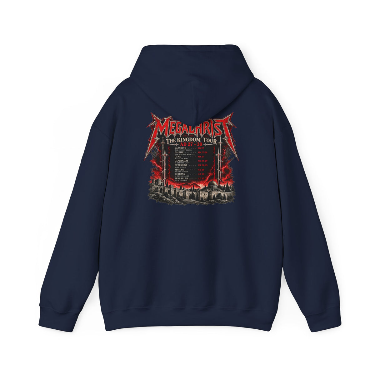 Megachrist The Kingdom Tour Christian Graphic Hoodie