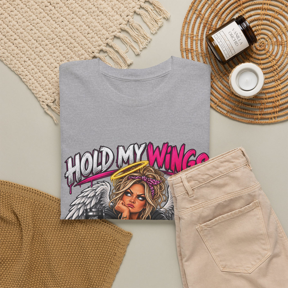 Hold My Wings Angel Graphic T-Shirt