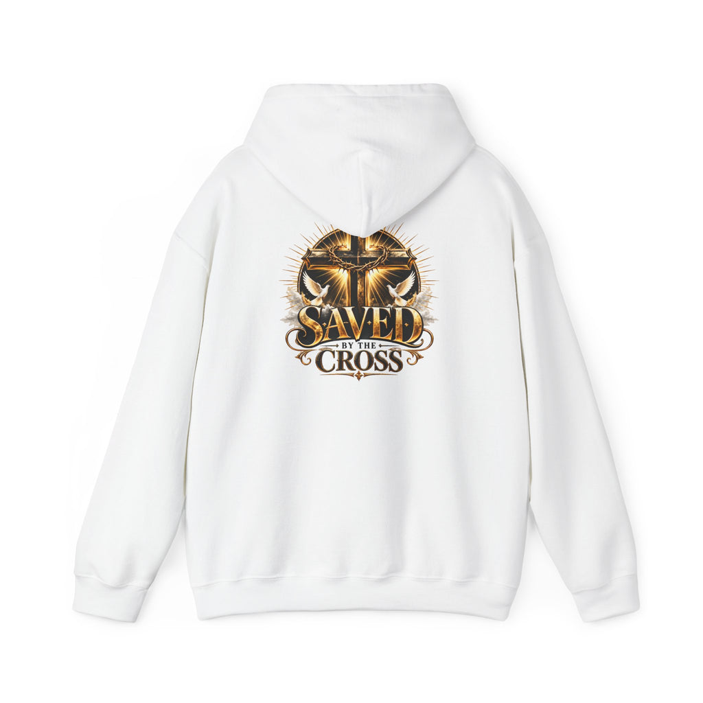 Faith Over Fear Christian Hoodie – Faithful Savior Cross Design