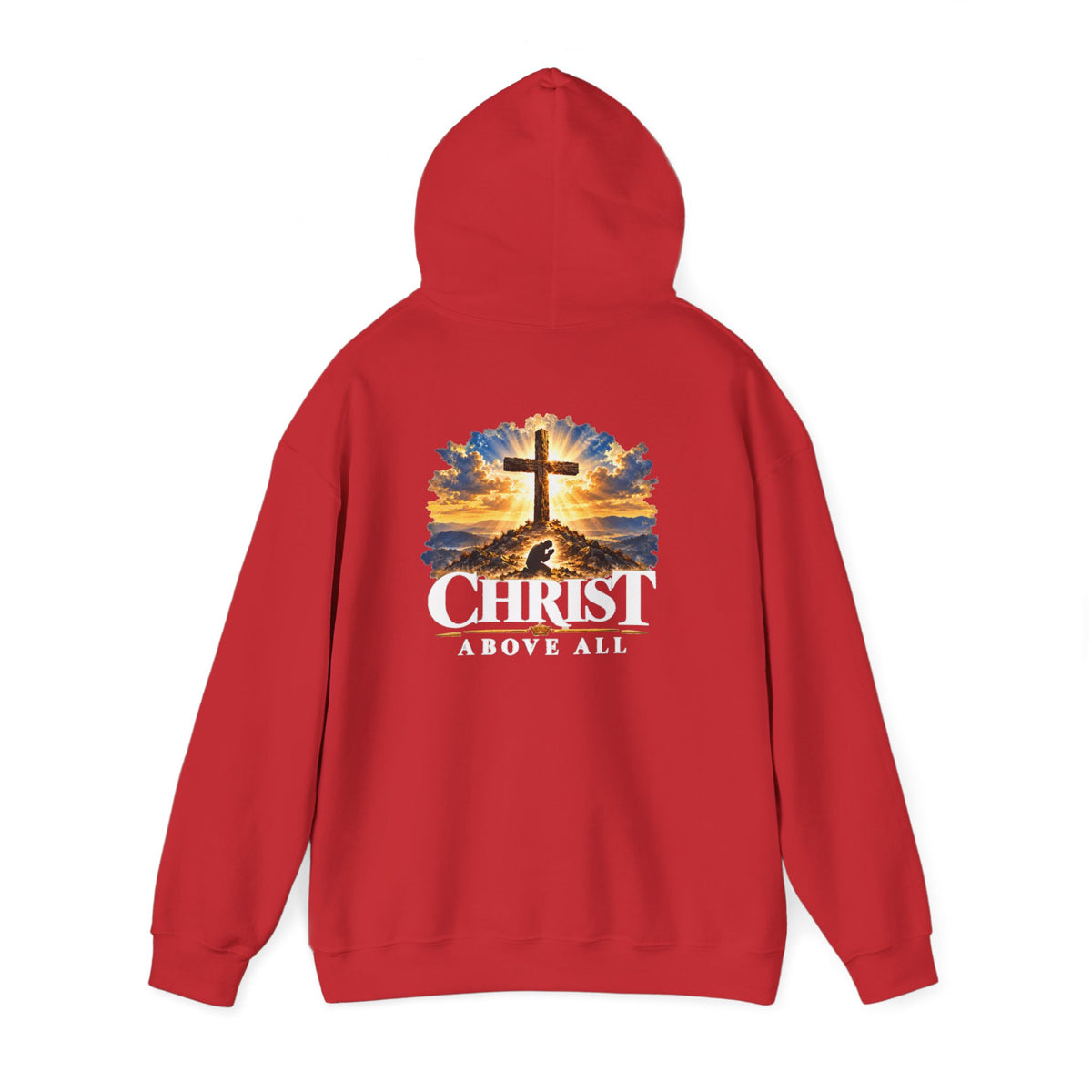 Christian Cross Sunset Faith Hoodie