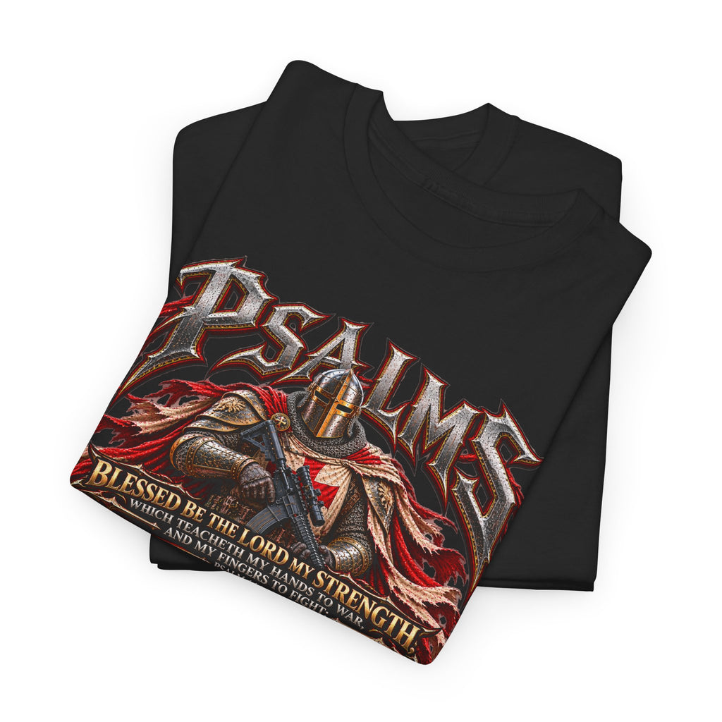 Psalm 144 Christian Warrior T-Shirt