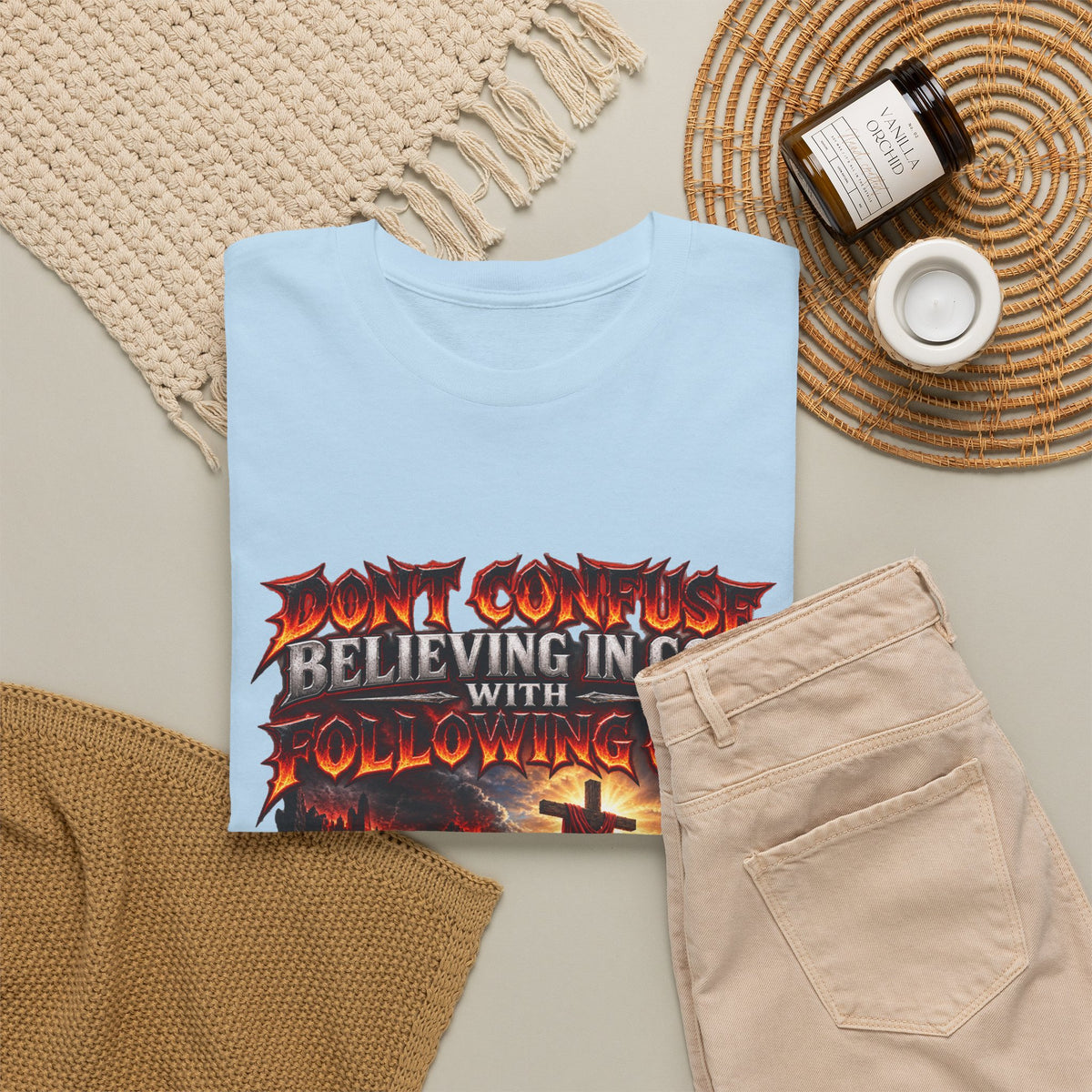 Believing in God Christian Graphic T-Shirt