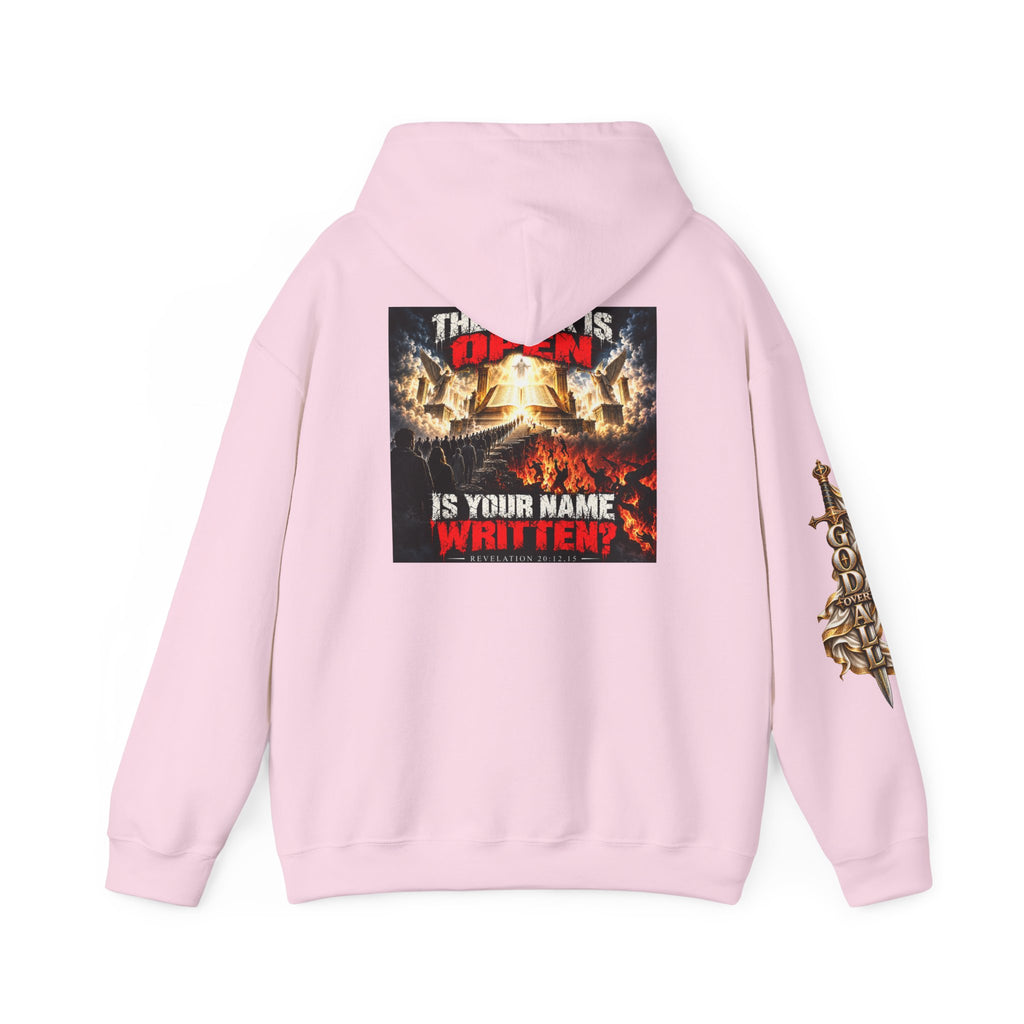 Christian Metal Hoodie - "One God, One Salvation" Graphic Pullover
