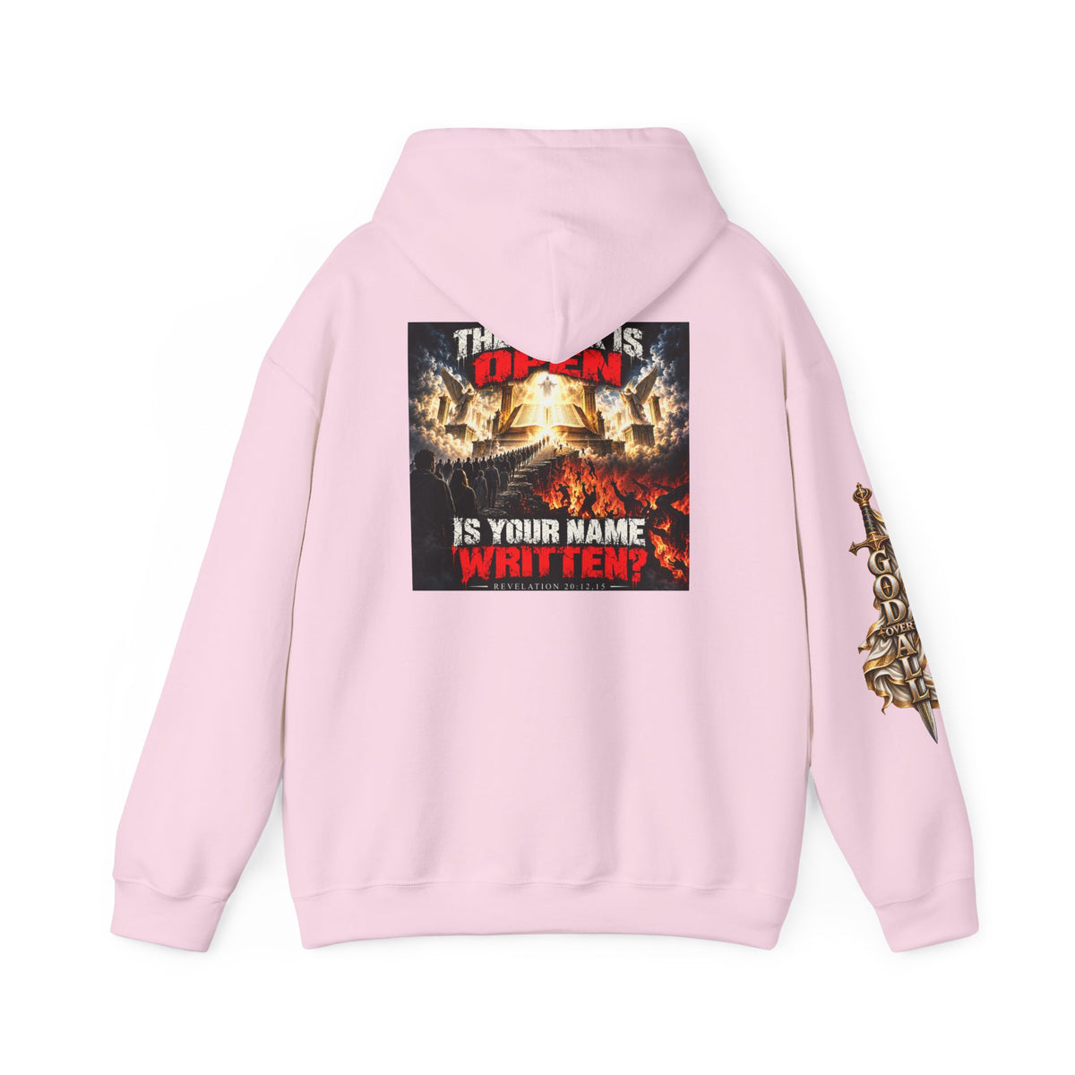 Christian Metal Hoodie - "One God, One Salvation" Graphic Pullover