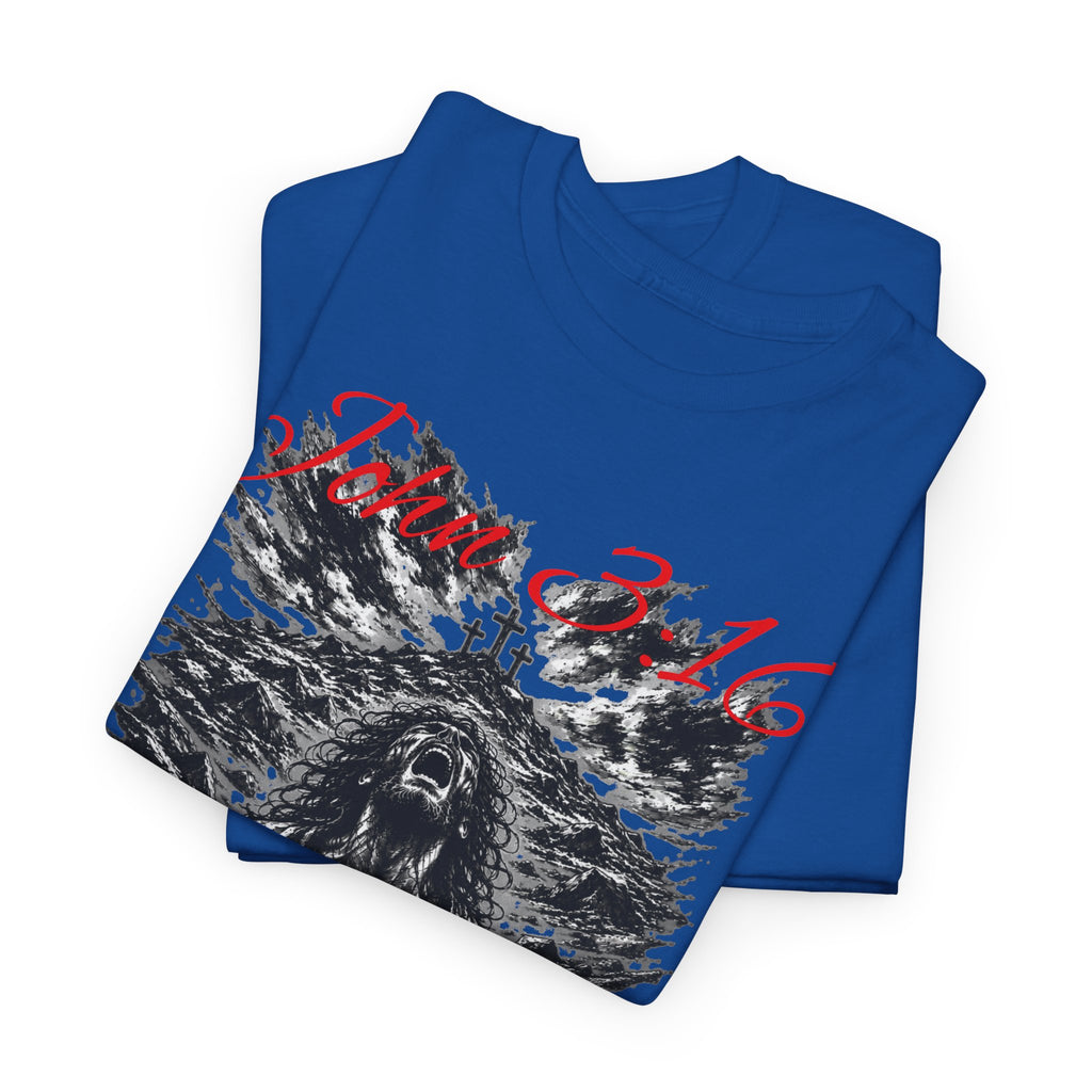 John 3:16 Jesus Christian Graphic T-Shirt