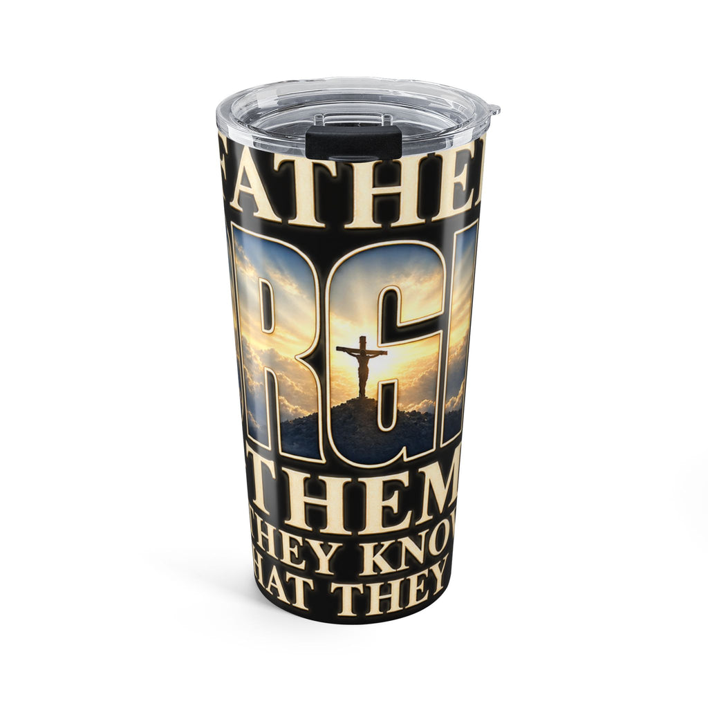 Cross with One Red Drop — 20oz Christian Tumbler