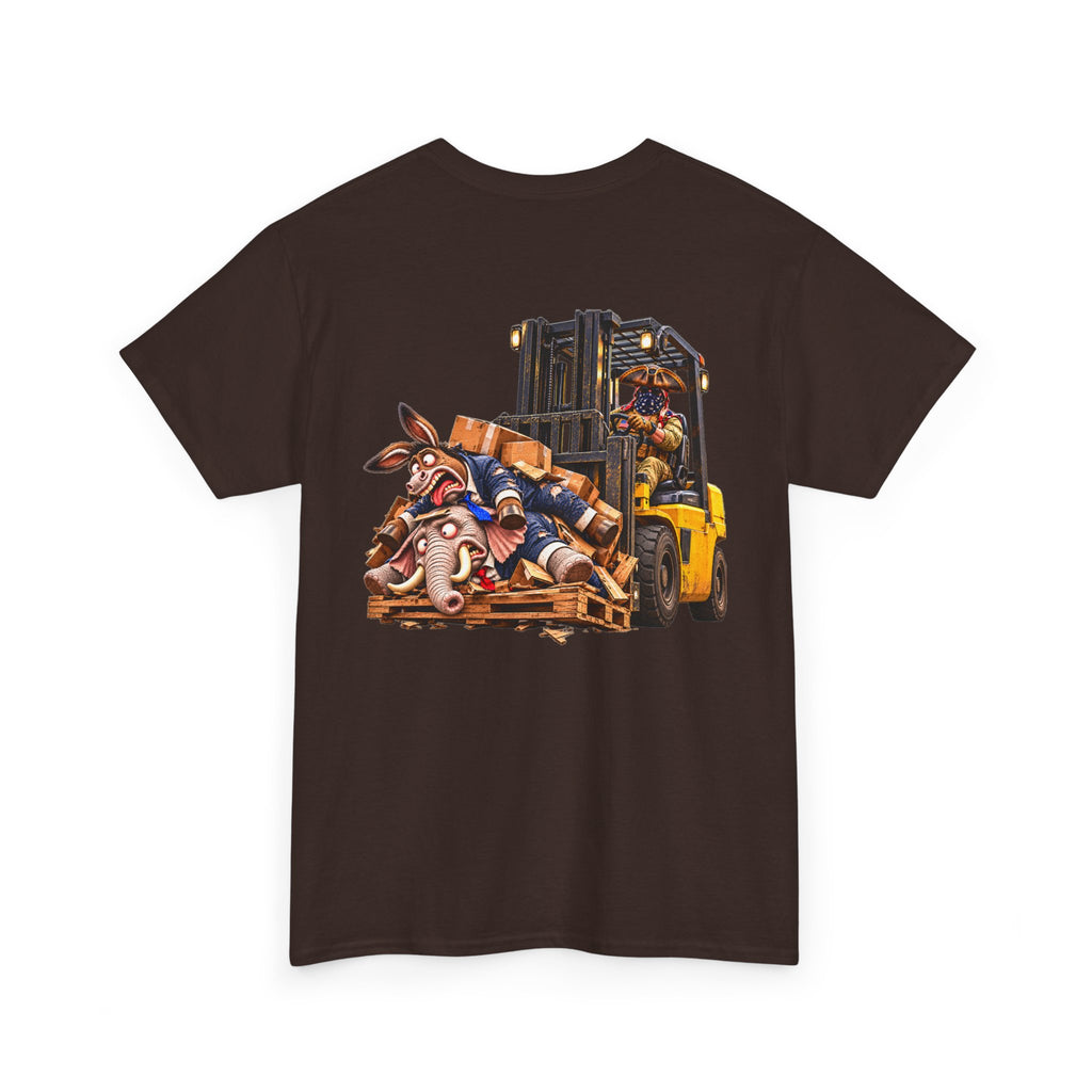 We the People Are Done — Forklift Political Satire T-Shirt