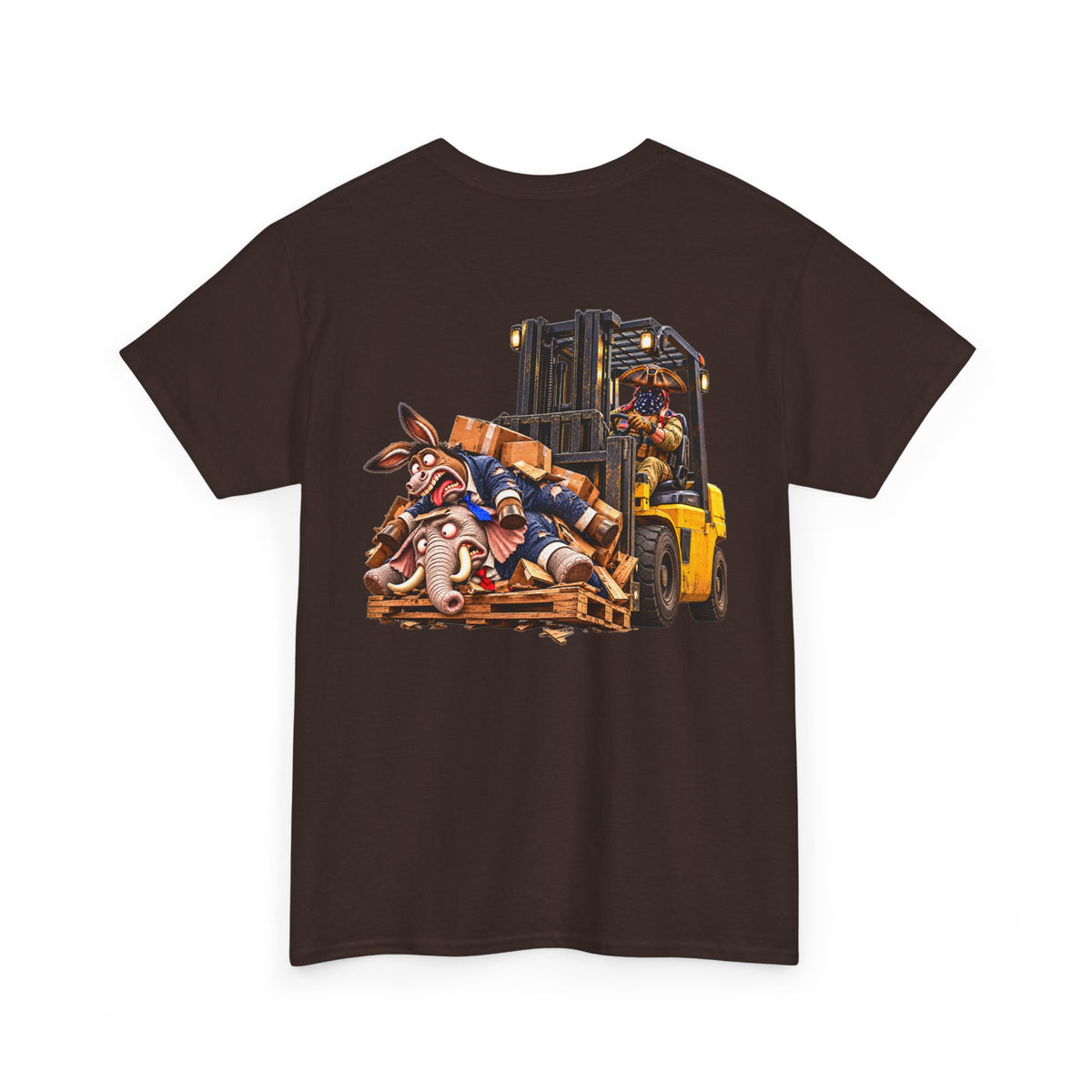 We the People Are Done — Forklift Political Satire T-Shirt