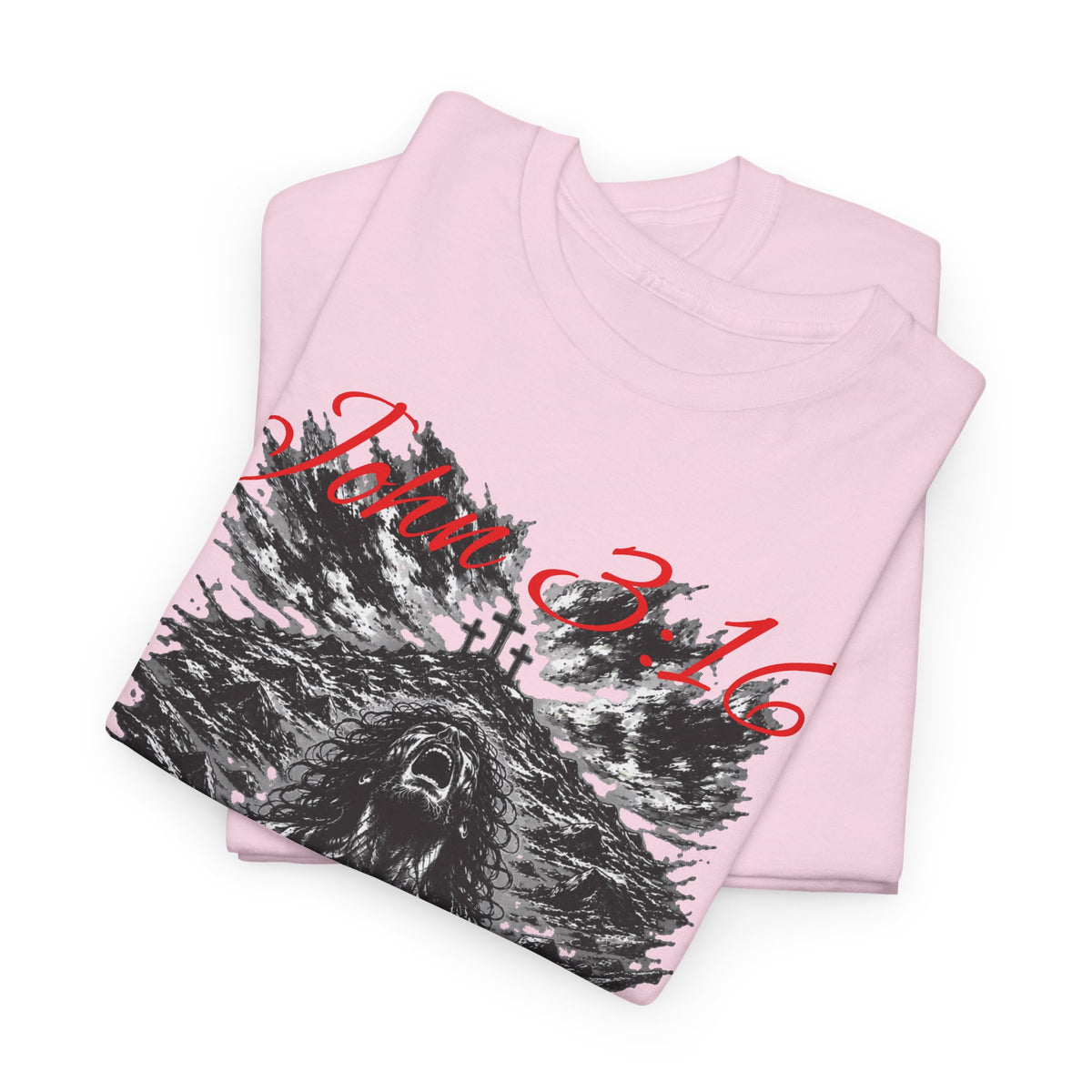 John 3:16 Jesus Christian Graphic T-Shirt