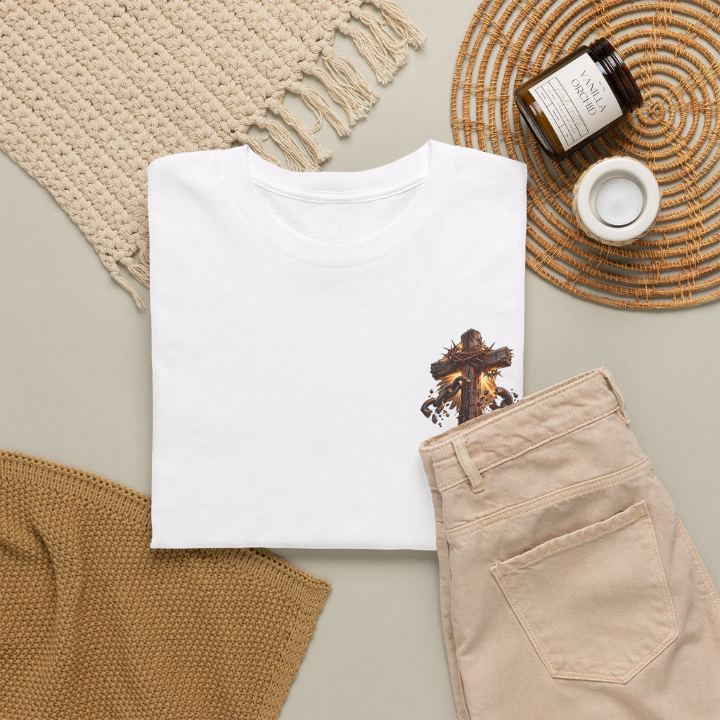 Faith at the Crossroads Christian Graphic T-Shirt