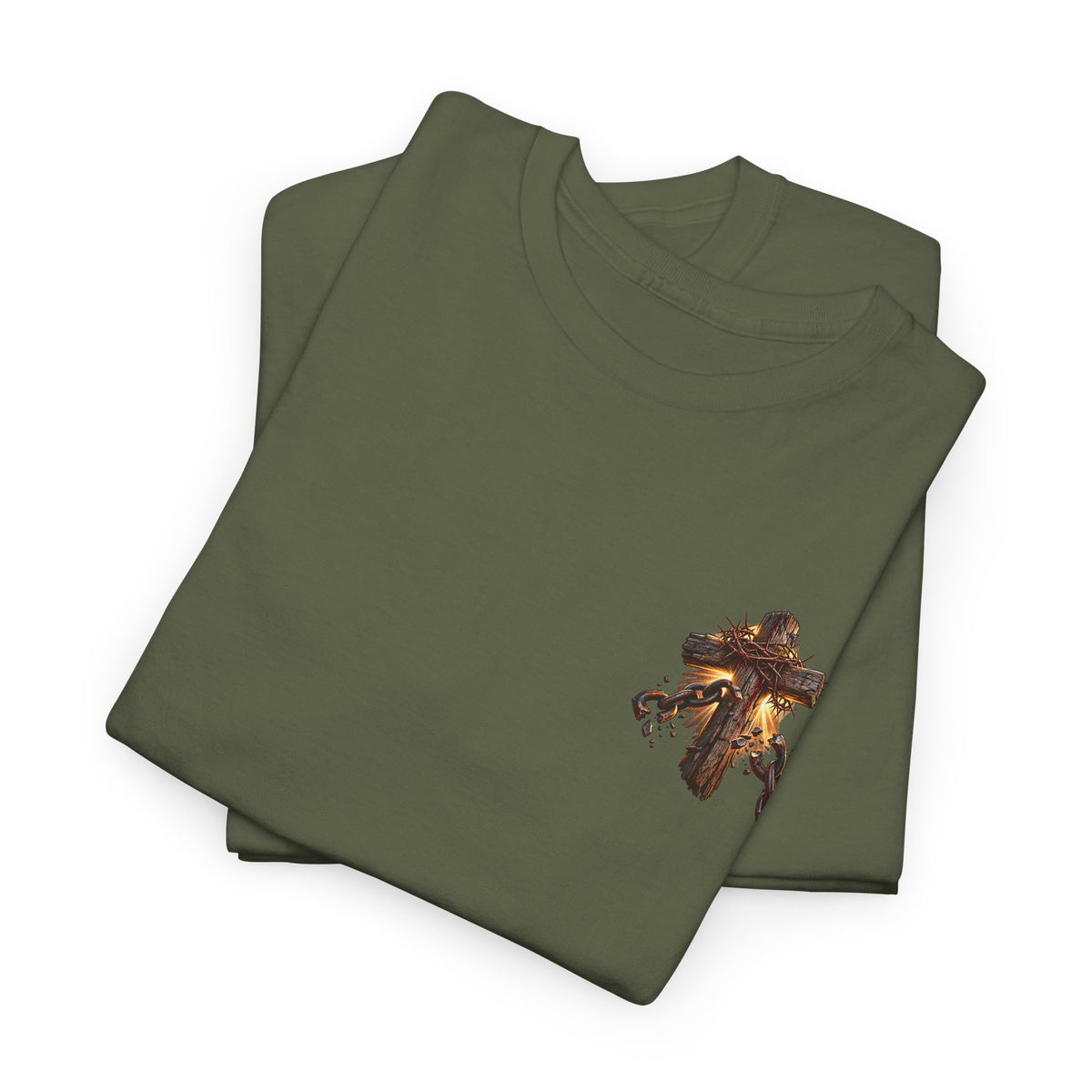 Faith at the Crossroads Christian Graphic T-Shirt
