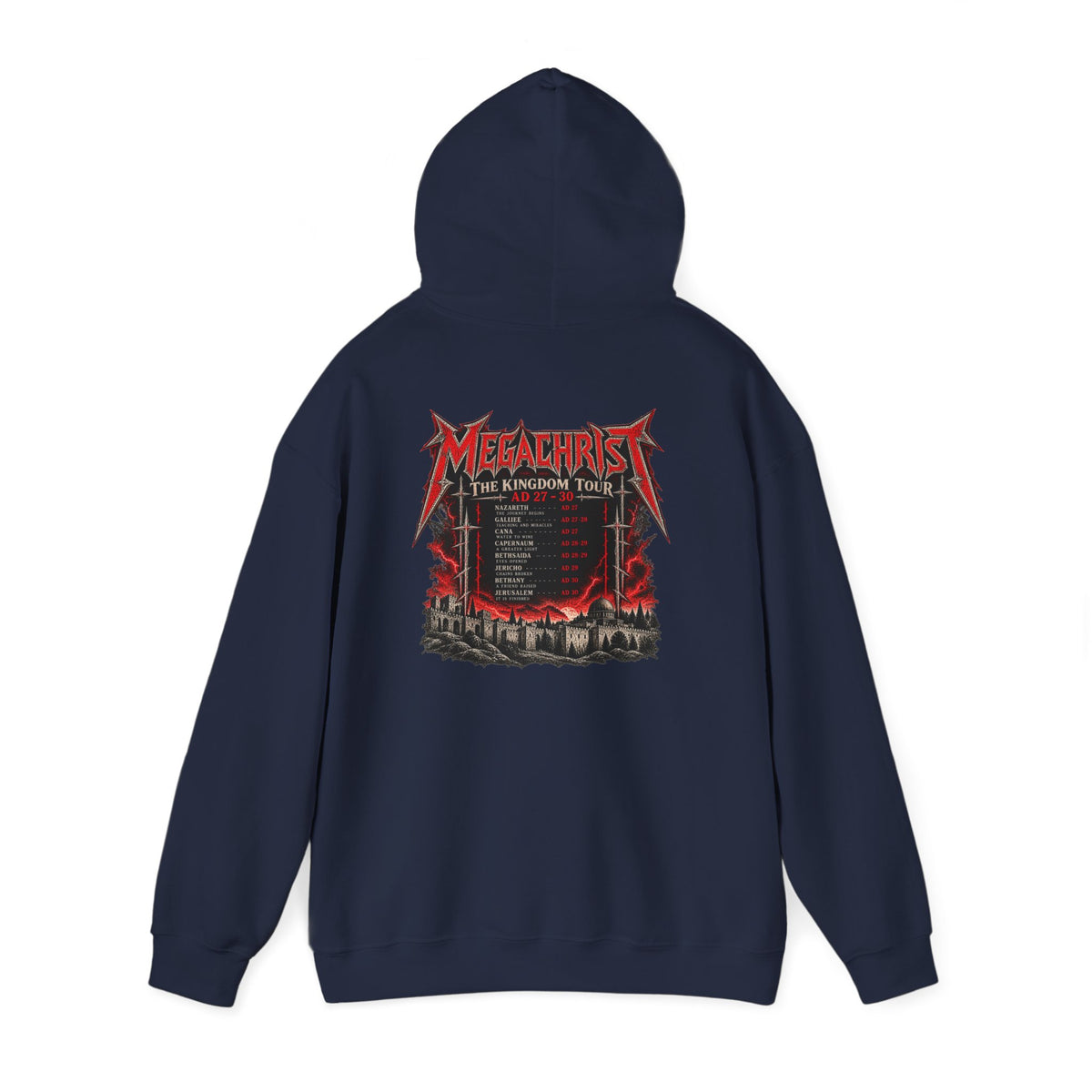 Megachrist The Kingdom Tour Christian Graphic Hoodie