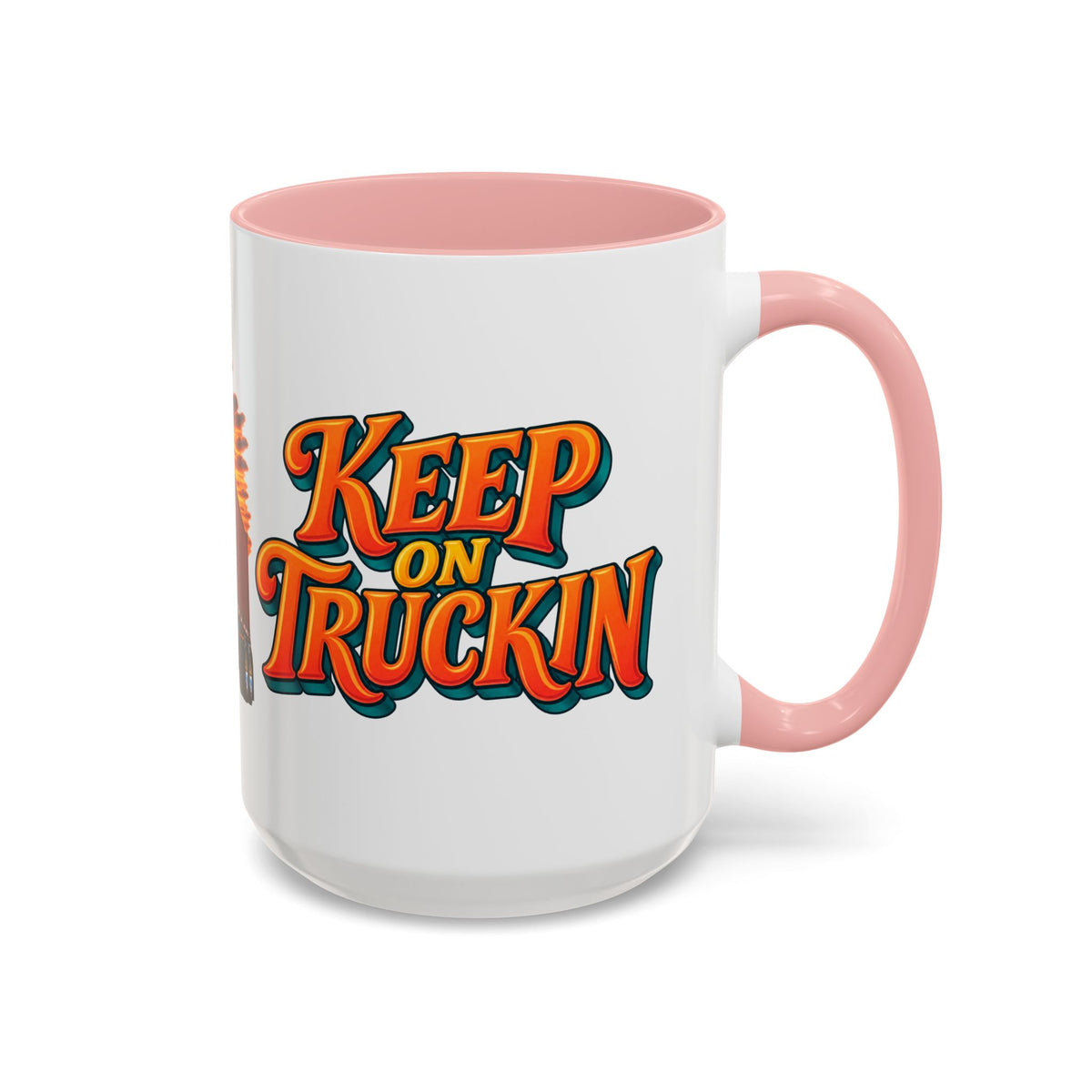 Keep On Truckin’ Semi-Truck 15oz Coffee Mug