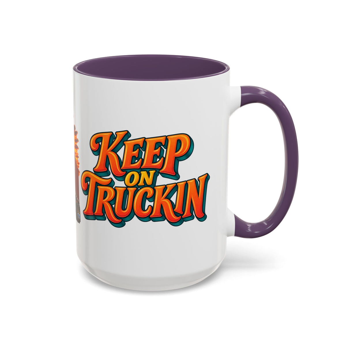 Keep On Truckin’ Semi-Truck 15oz Coffee Mug