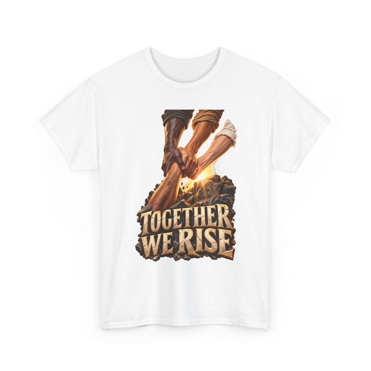 Together We Rise Inspirational Unity T-Shirt