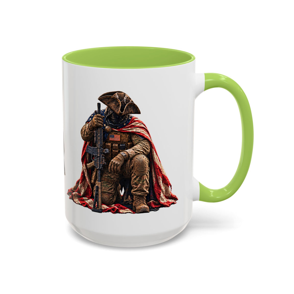 15oz Coffee Mug – Patriotic Veteran Memorial Design