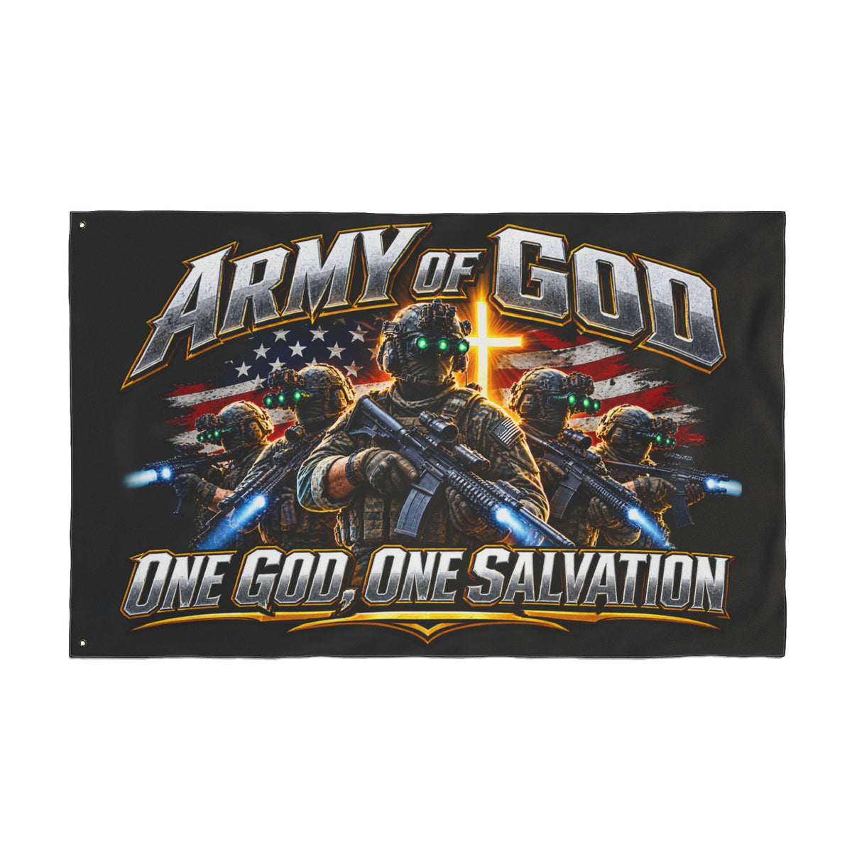 Army of God One God One Salvation Flag