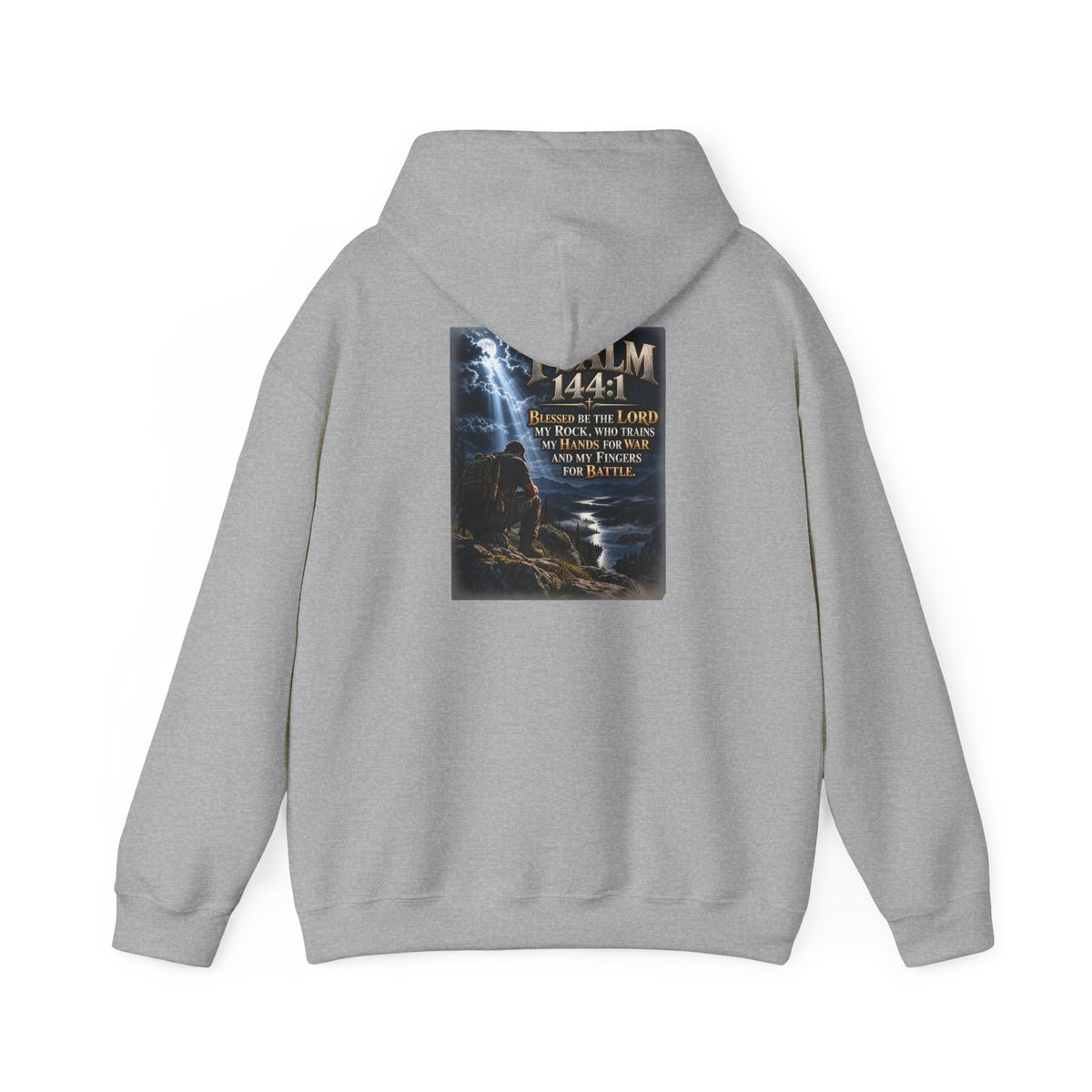Psalm 144:1 Christian Scripture Hoodie