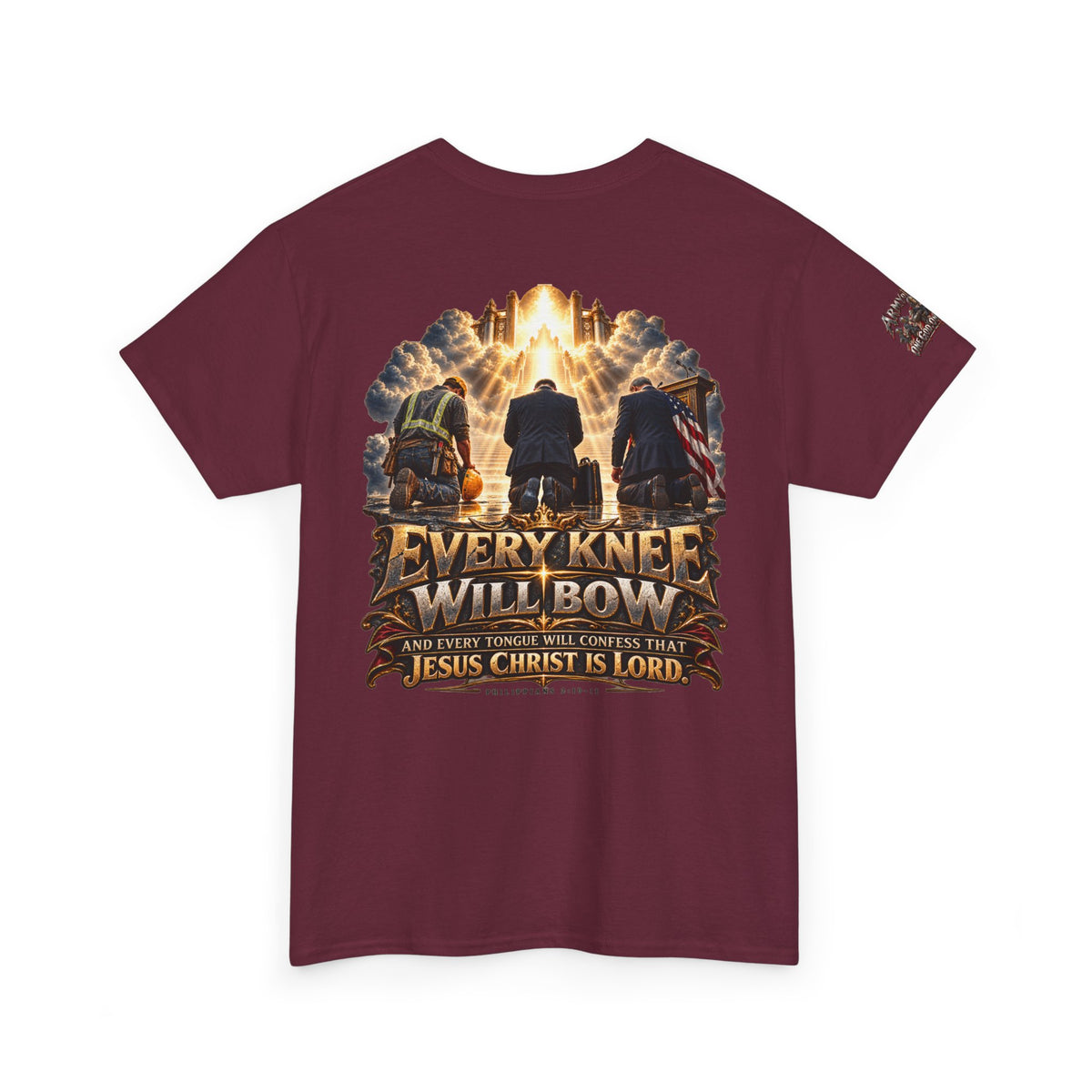 Every Knee Will Bow Christian T-Shirt